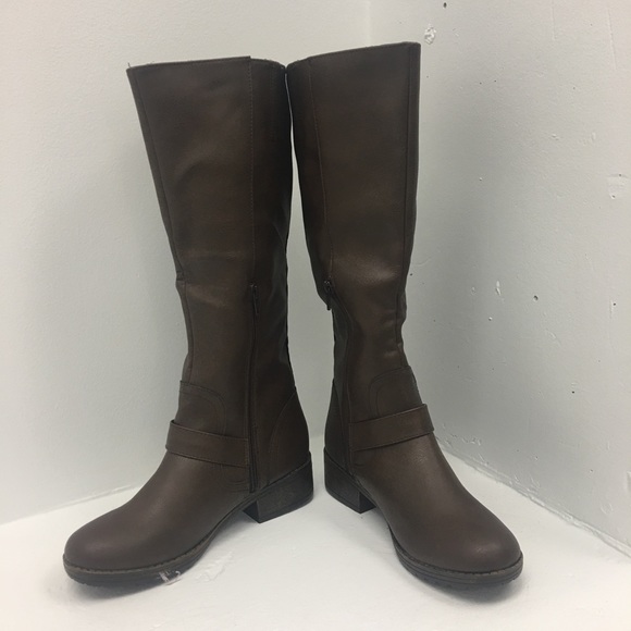 SO Shoes - Tall Brown Riding Boot